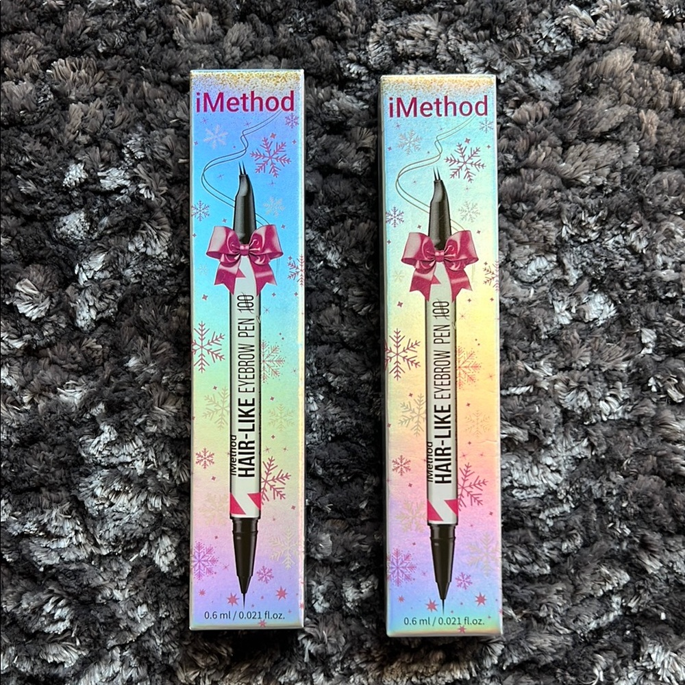 iMethod Hair-Like Eyebrow Pens, set of two (brown 01 /  lt brown 04), never used